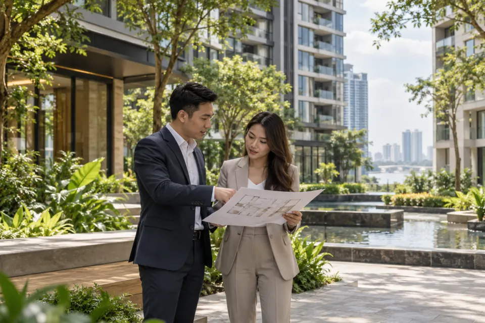 Ảnh minh họa bối cảnh tư vấn bất động sản